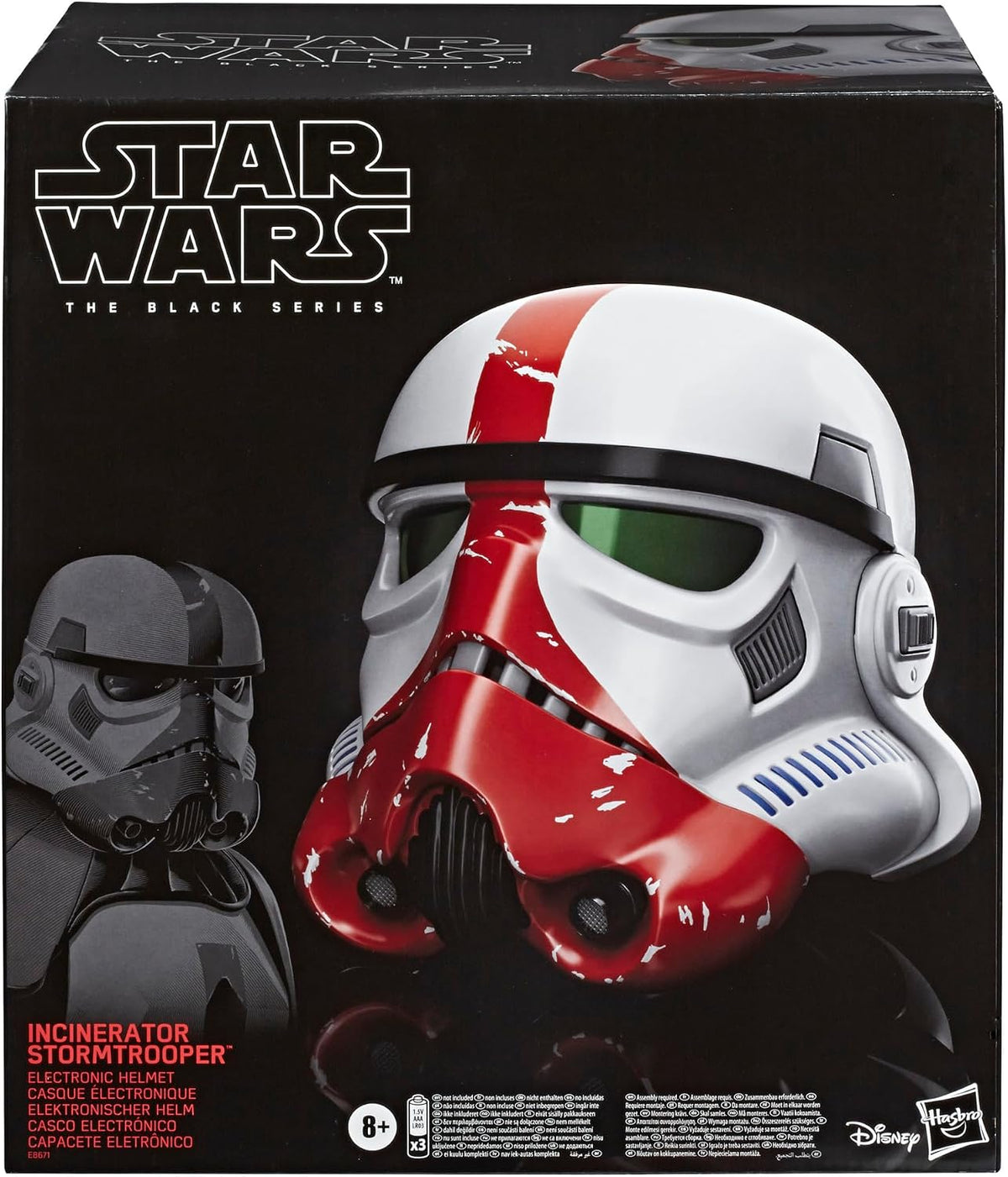 Star Wars The Black Series The Mandalorian Incinerator Stormtrooper Electronic Voice-Changer Helmet