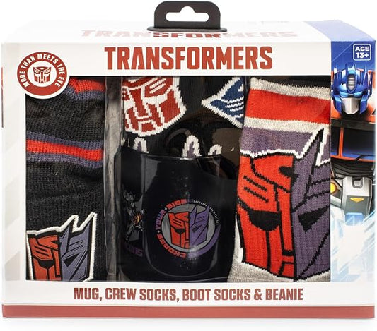 Transformers Boot Sock Cozy Bundle Gift Set