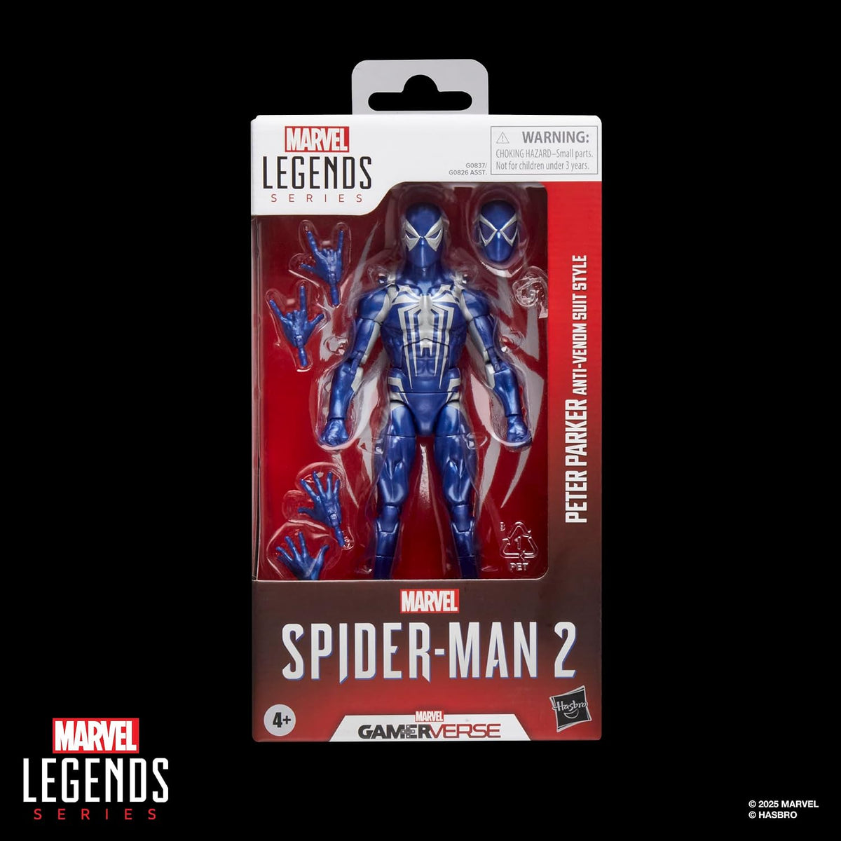 Marvel Legends Gamerverse Spider-Man 2 Peter Parker Anti-Venom Suit 6 Inch Action Figure