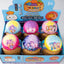 PU Squishy Dumpling Set with Steamer Box Cartoon Printed Slow Rising Stress Relief Toy