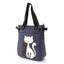Lovely Cats With Faux Fur And Studs Tote Bag