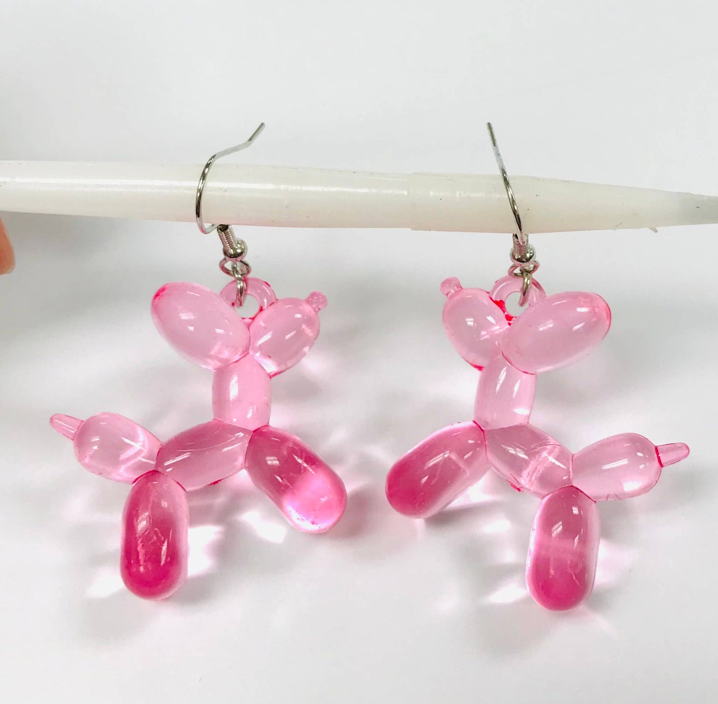 Acrylic Balloon Dog Earrings MULTI COLOR LISTING