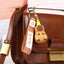 Capybara Bathtub Figurine Keychain Orange Acrylic Key Charm