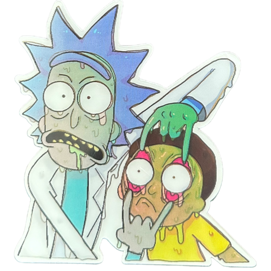 Rick & Morty Anime 3D Sticker (I2)