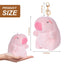 Capybara Plush Keychain