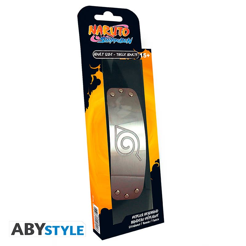 Naruto Shippuden Headband Konoha Adult Size Naruto's Headban