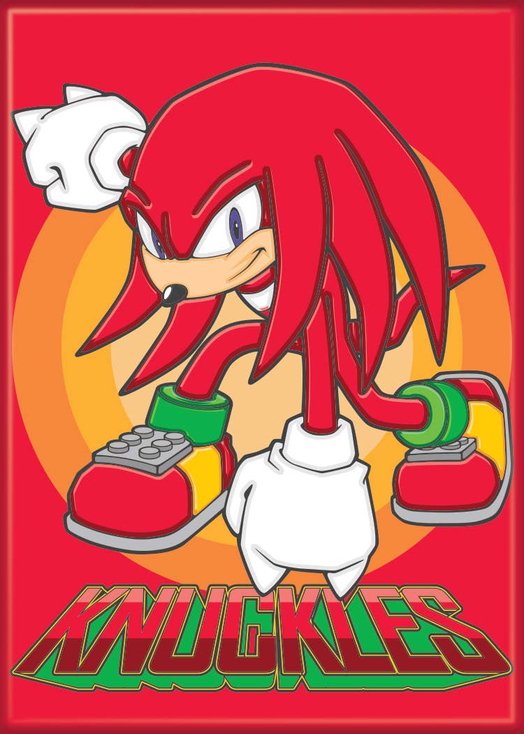 Sonic Knuckles on Red Magnet