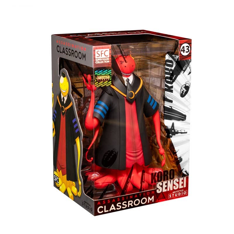 MiMi　Koro Sensei SFC 6pcs Set x4 Assassination Classroom Red Koro Sensei SFC PVC 7.8