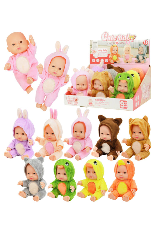 Animal Pajama Cozy Costume Cute Baby Doll Toy