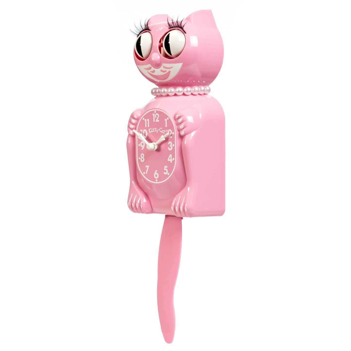 Pink Satin Miss Kitty-Cat Klock