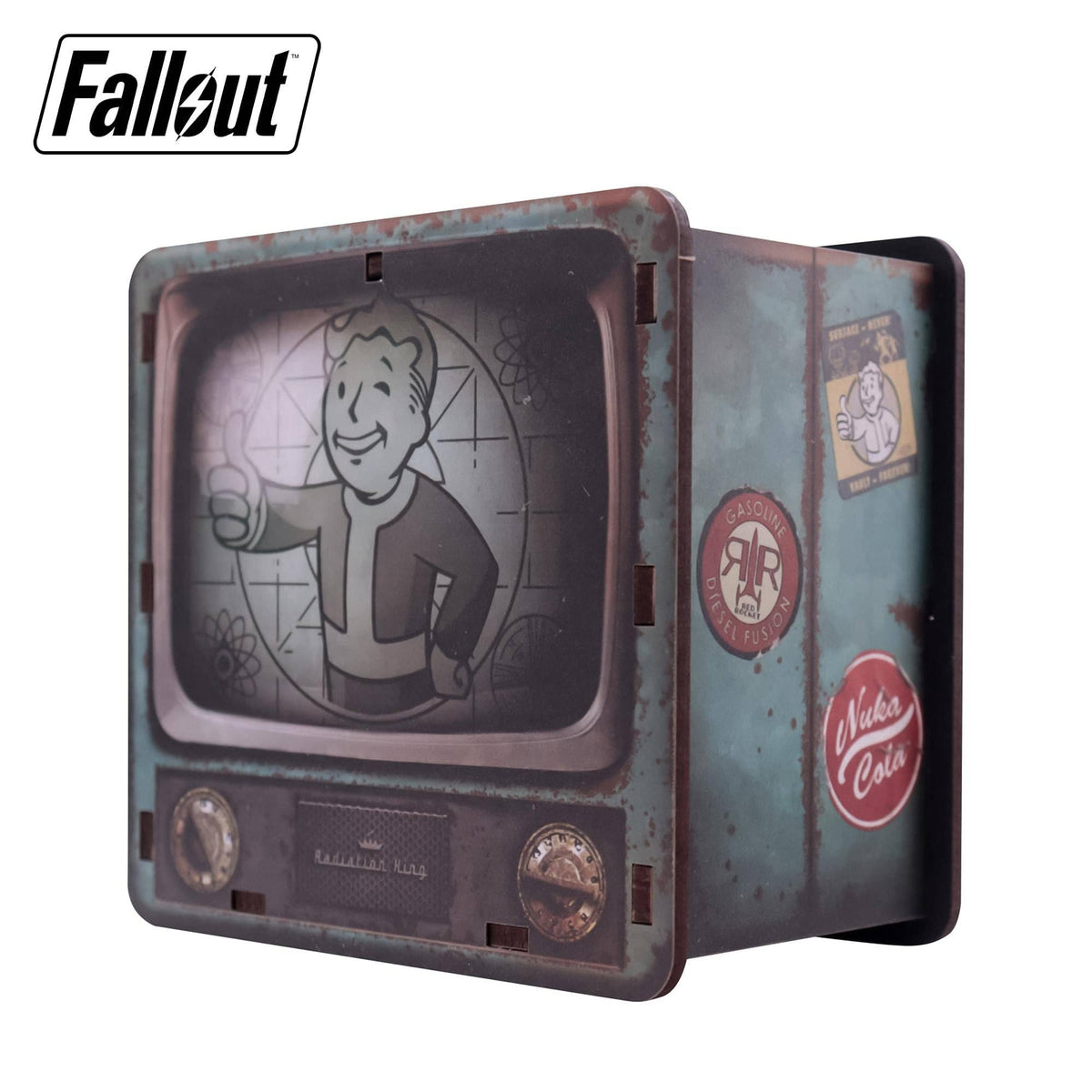 Fallout Vault-Tec MDF Desk Organizer | 4 x 4.5 x 2.5 Inches
