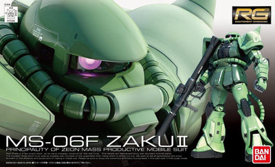 Mobile Suit Gundam RG MS-06F Zaku II 1/144 Scale Model Kit