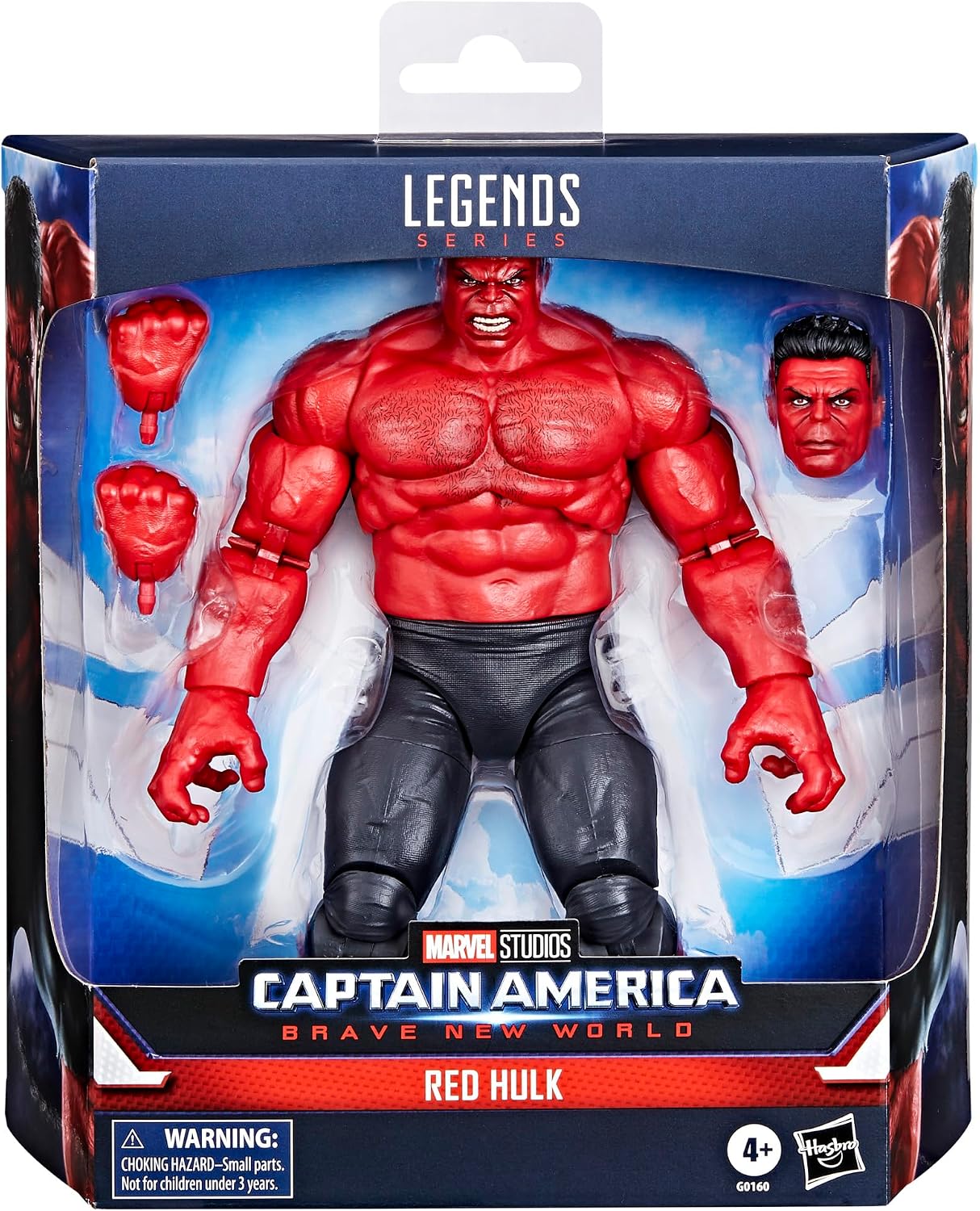 Marvel Legends Captain America Brave New World Red Hulk Deluxe 6" Action Figure