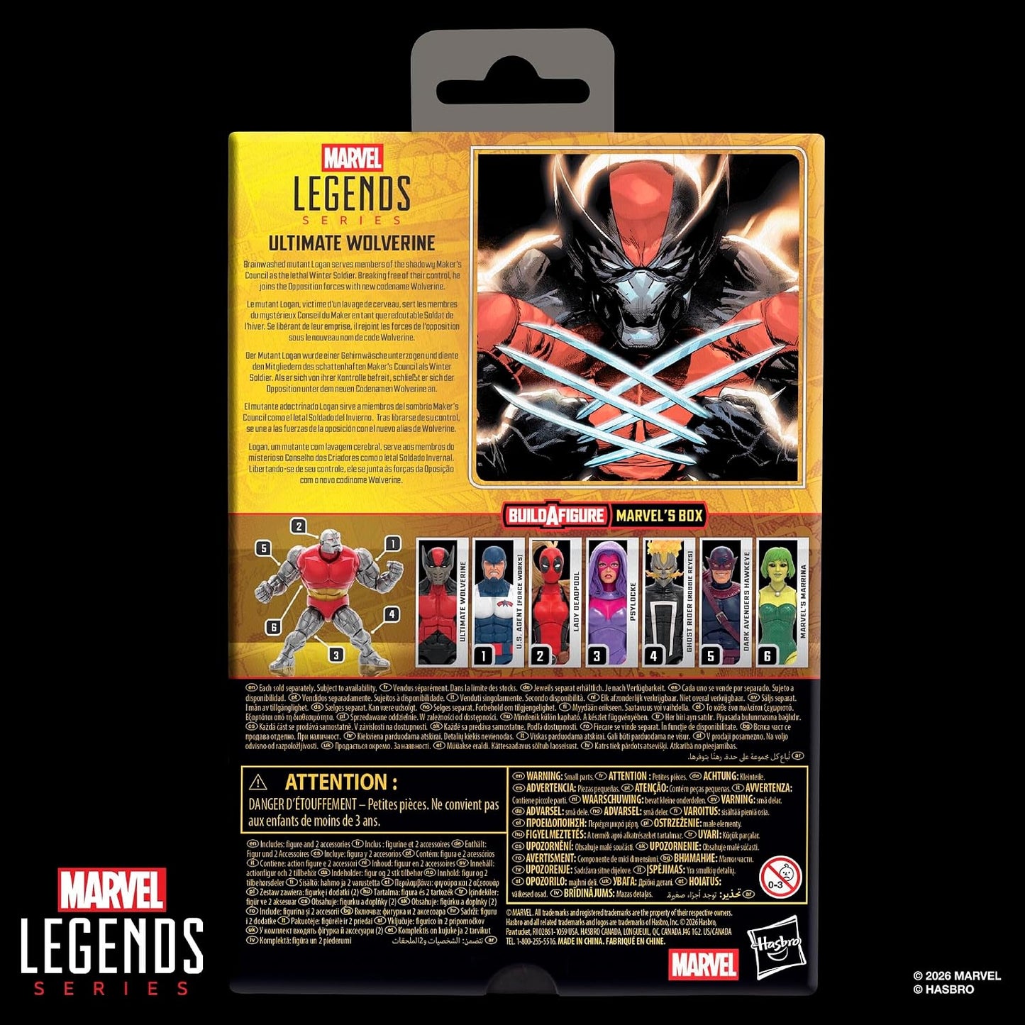 Marvel Legends Box Wave Ultimate Wolverine 6-Inch Action Figure