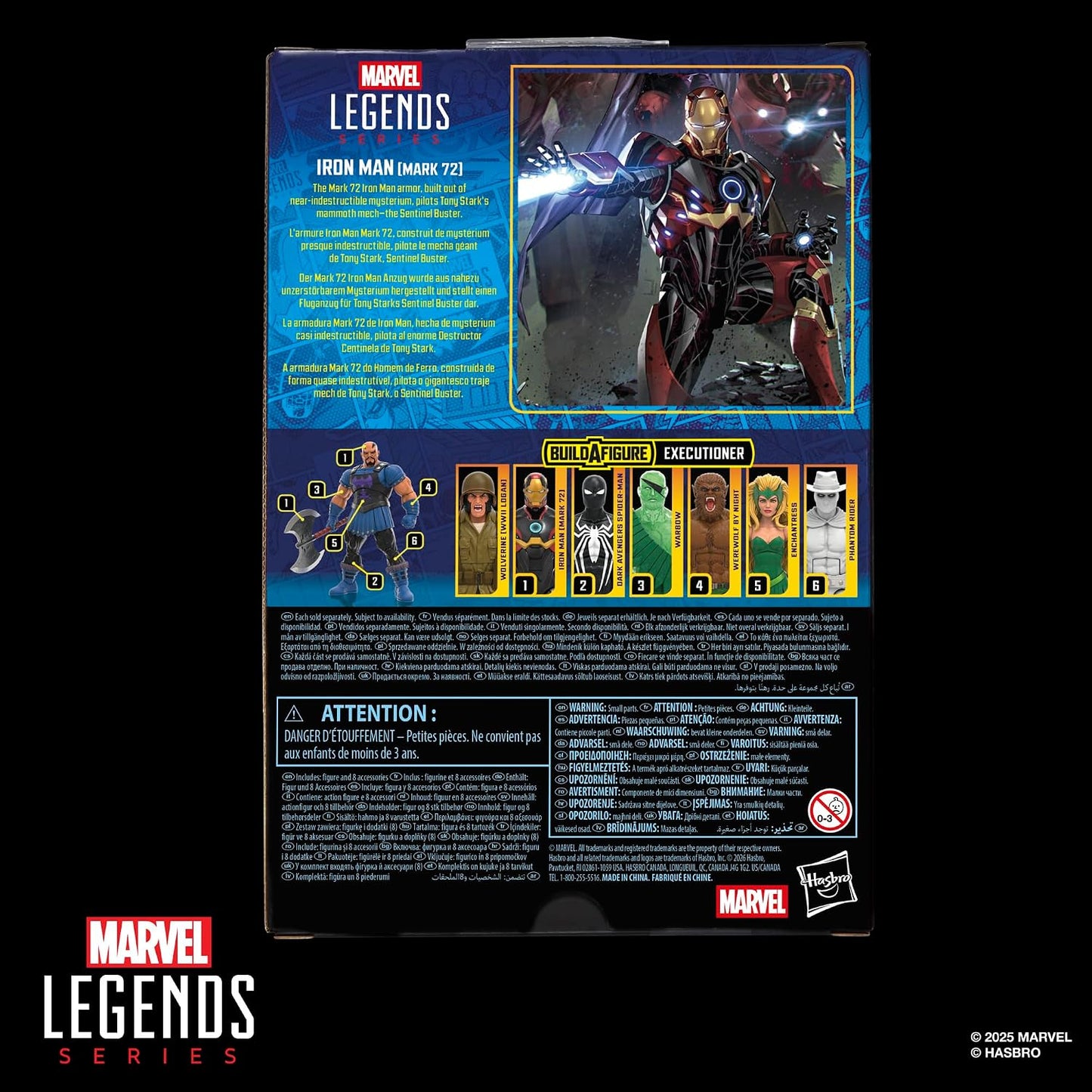 Marvel Legends Executioner Wave Iron Man Comic Mark 72 6" Action Figure