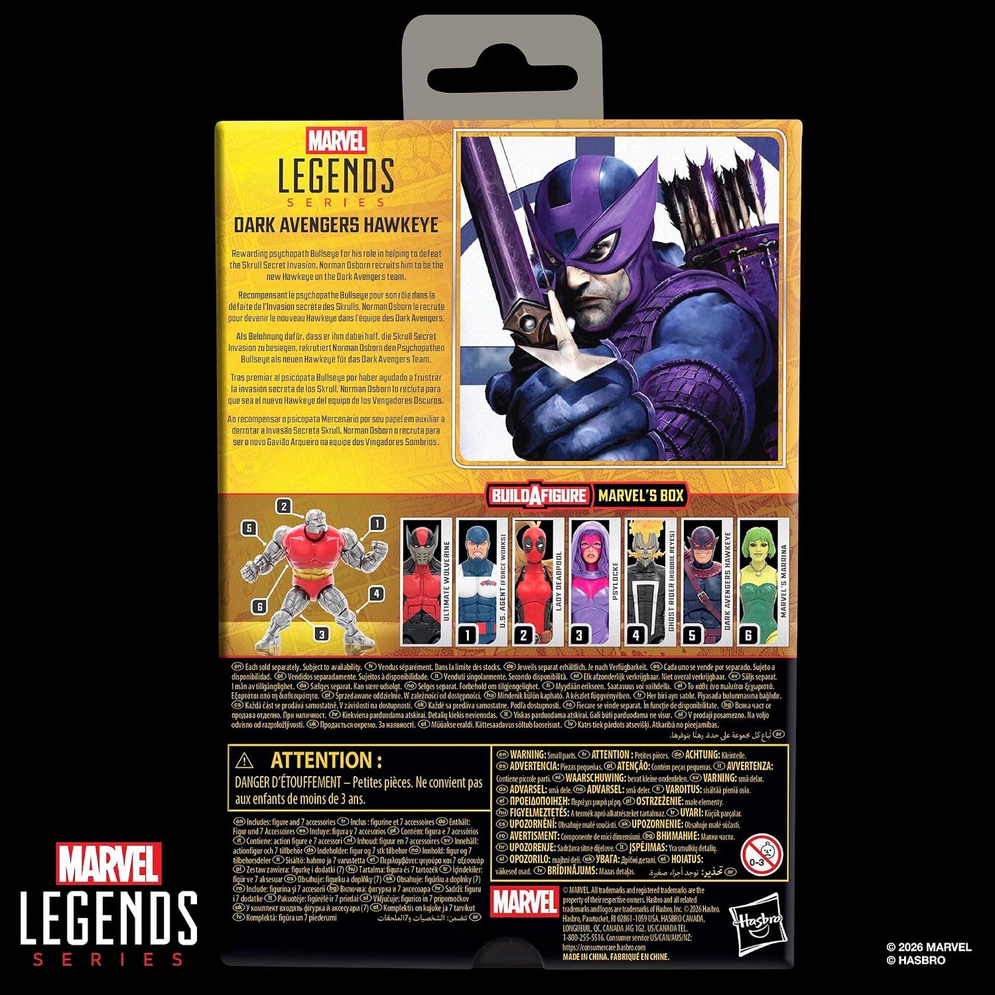 Marvel Legends Series Dark Avengers Hawkeye 6-Inch Action Figure