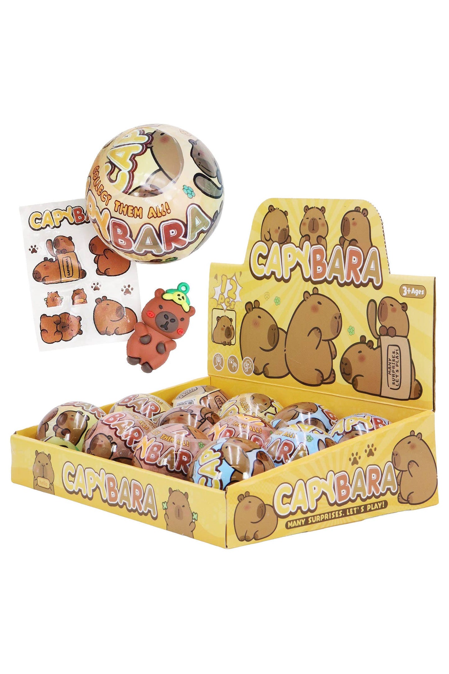 Cute Capybara Figurine Surprise Capsule