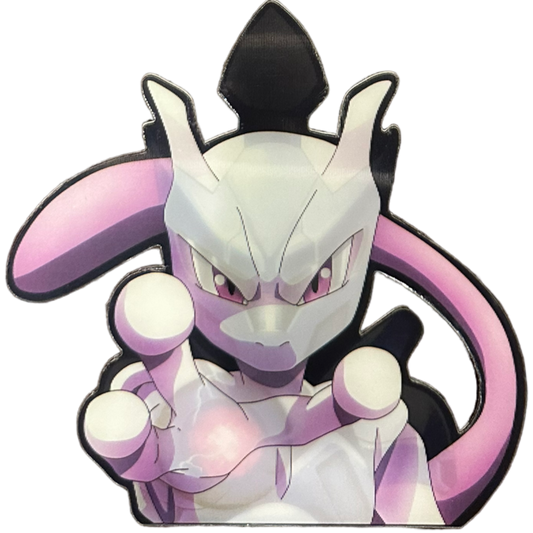 Mewtwo Anime 3D Sticker (B1)