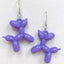 Acrylic Balloon Dog Earrings MULTI COLOR LISTING