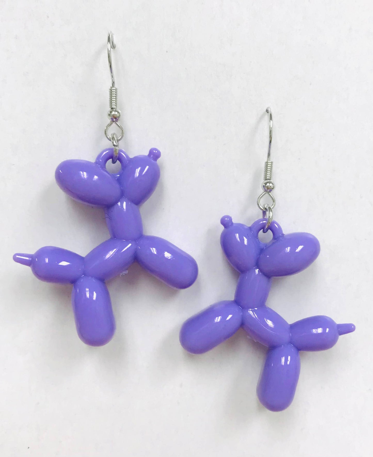 Acrylic Balloon Dog Earrings MULTI COLOR LISTING