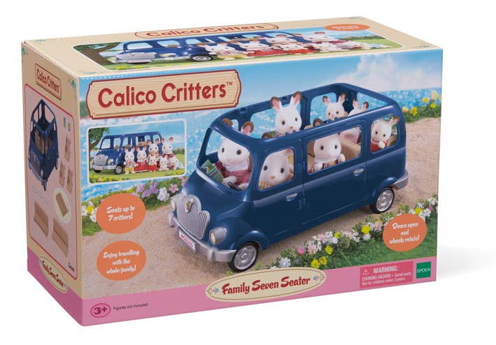 Calico Critters Family Seven Seater Toy Vehicle for Dolls