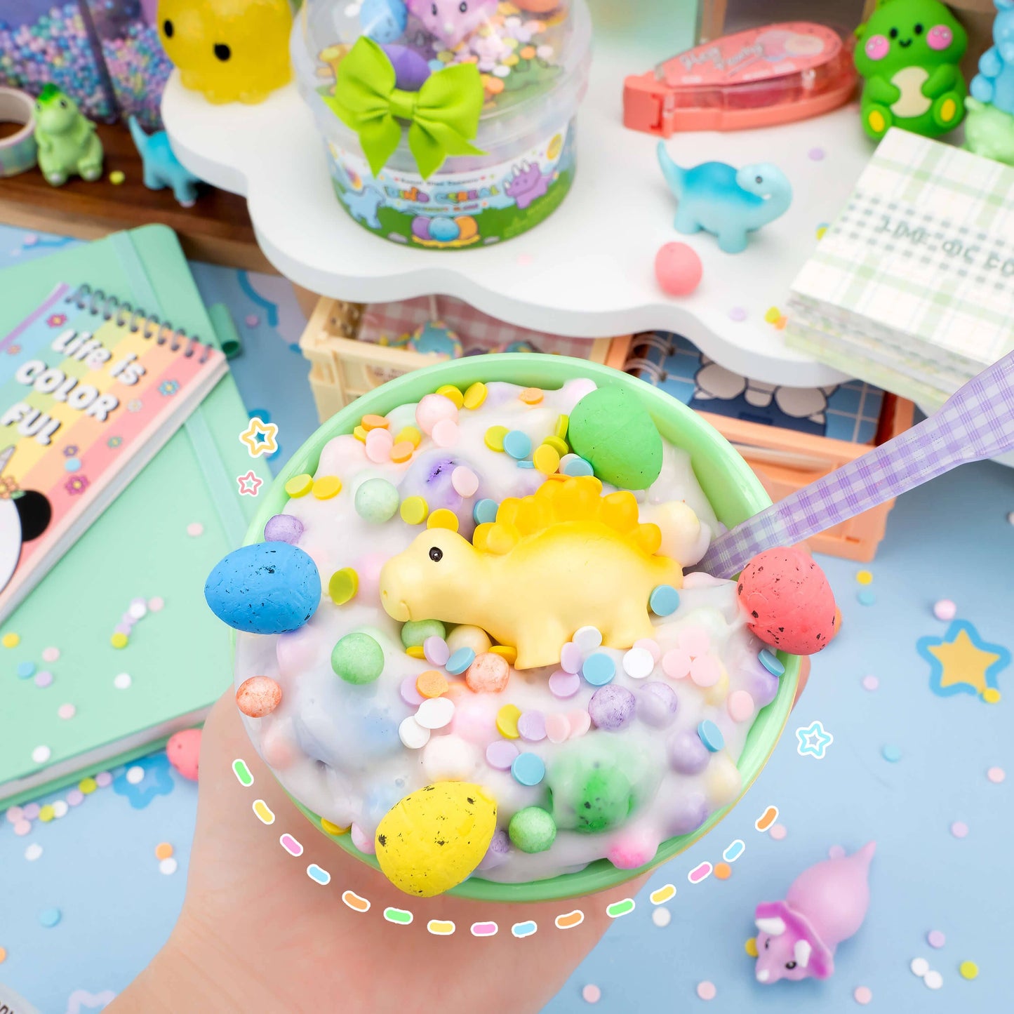Dino Cereal Crunchy Signature Dome™ Slime