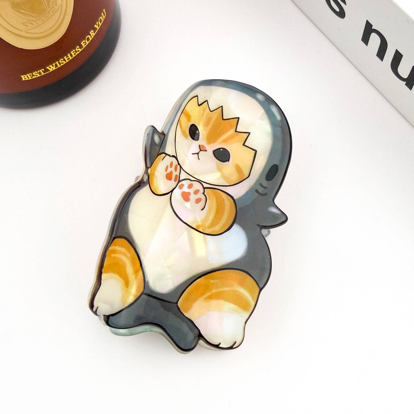 Acetate Cat Hair Claw Clip