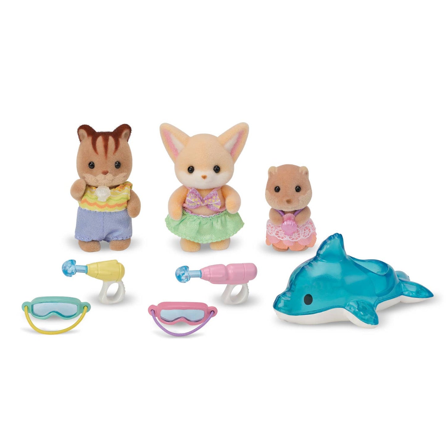 Accessory Set & 3 Figures, Nursery Friends - Pool Fun Trio