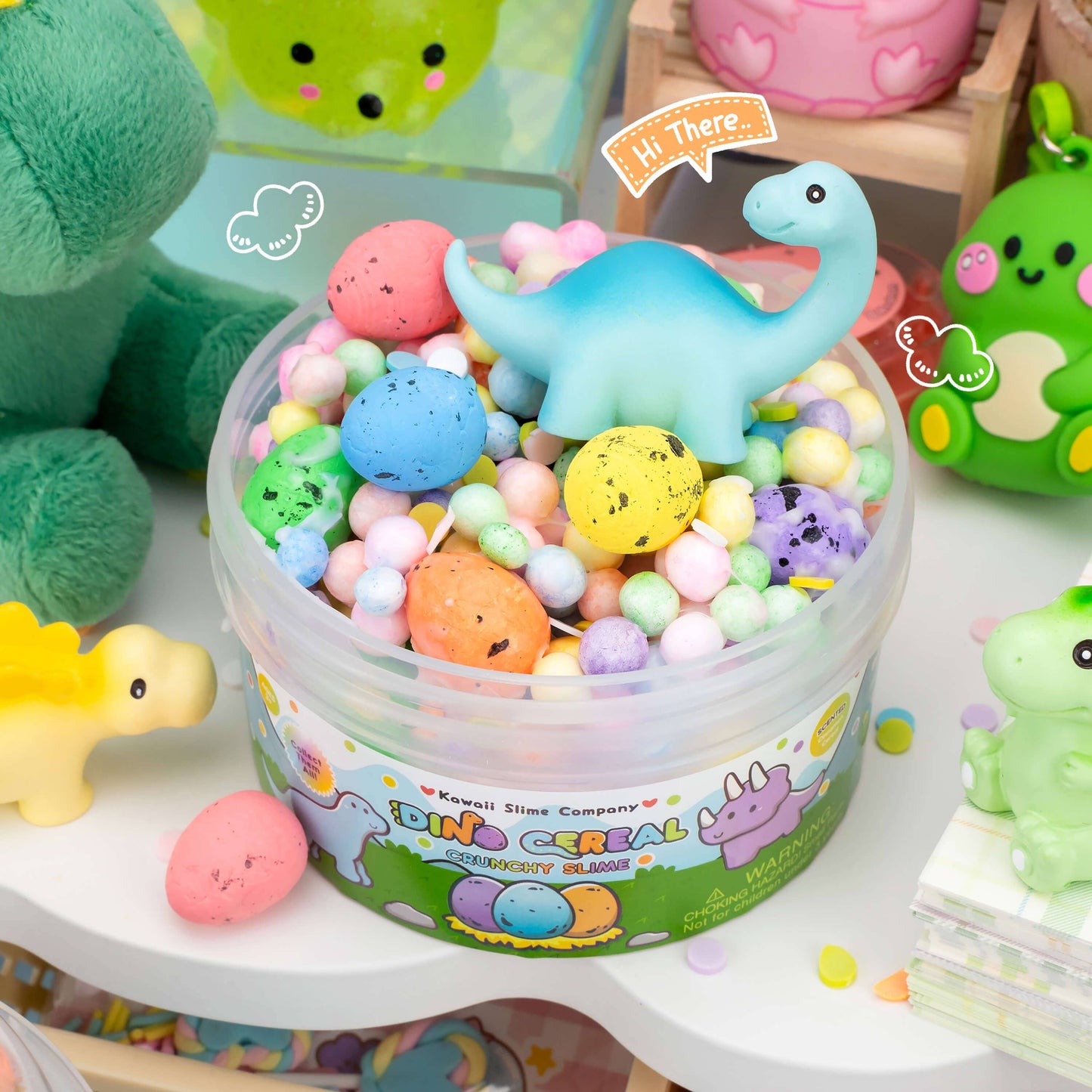 Dino Cereal Crunchy Signature Dome™ Slime