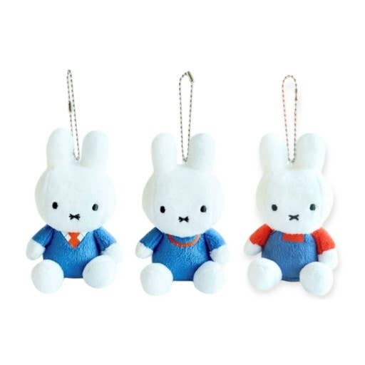 Limited Family Dress up Miffy Plush Bag Keychains
