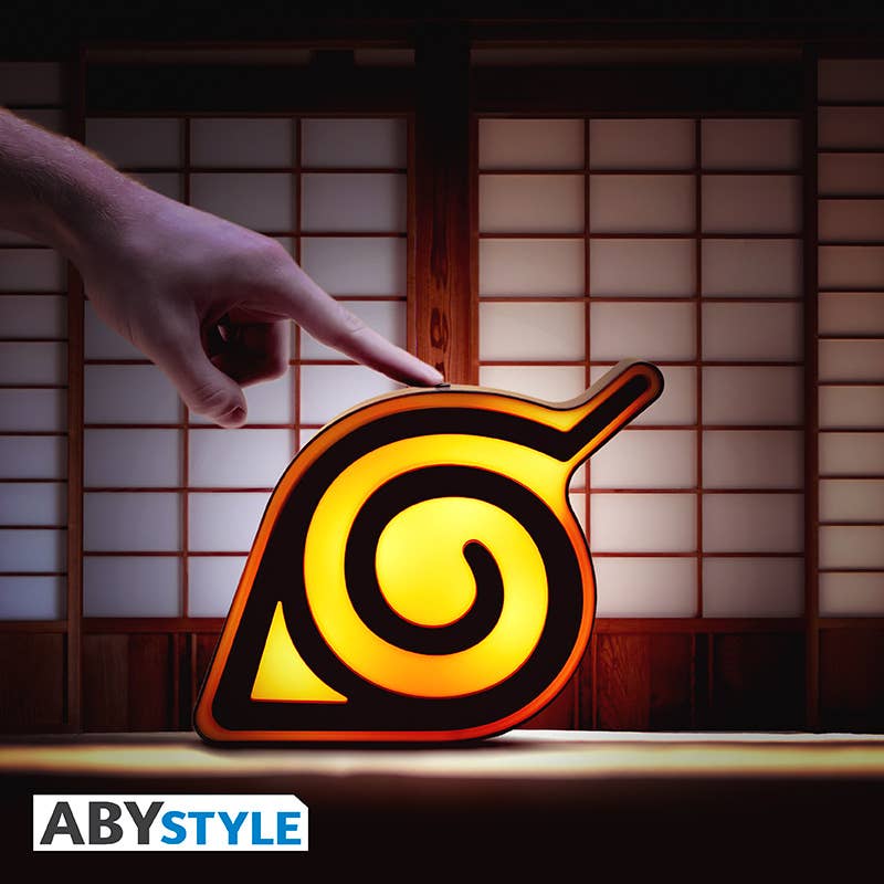 Naruto Shippuden Portable Led Lamp 8"x6"x2" Room Home Decor