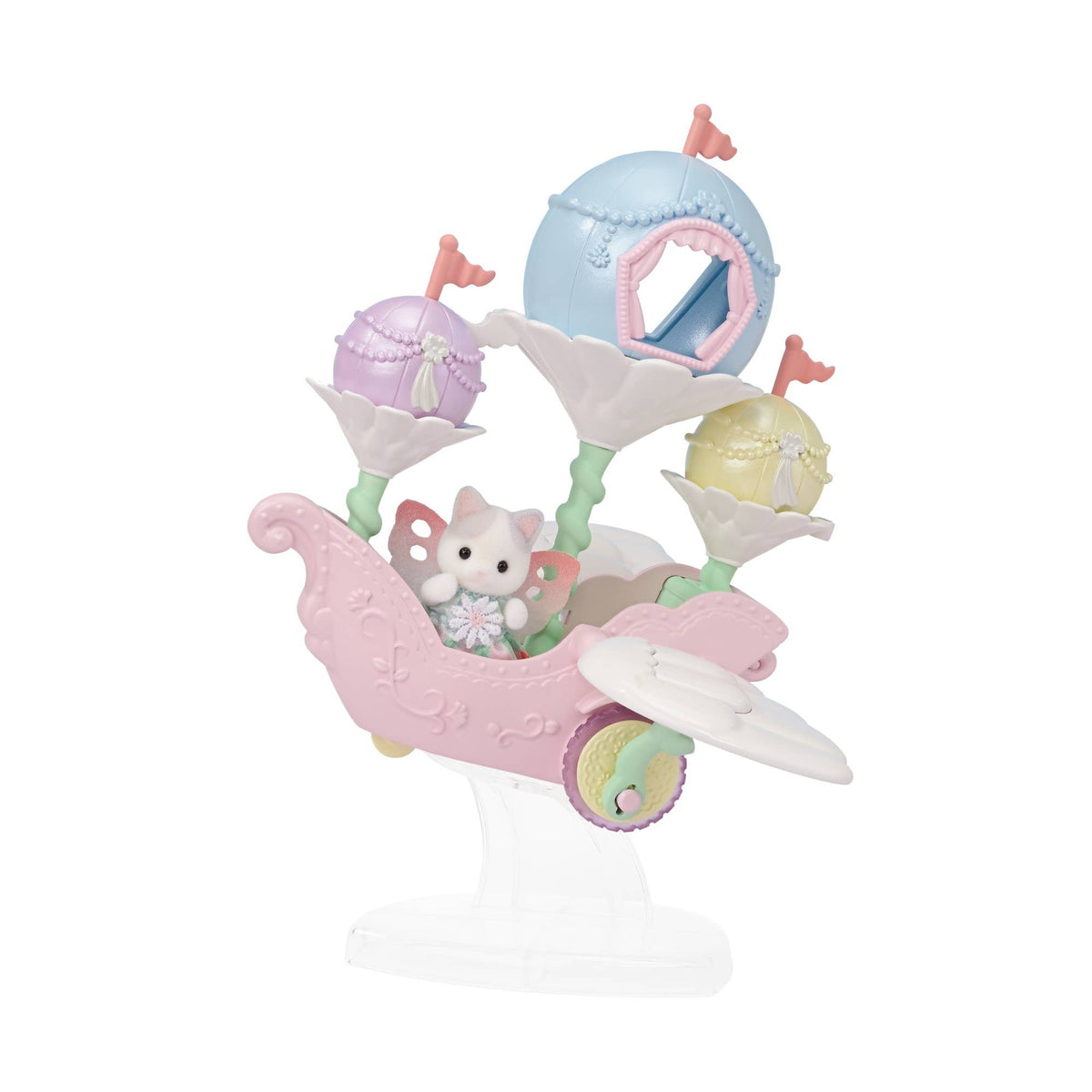 Calico Critters Floral Fantasy Skyship, Dollhouse Playset