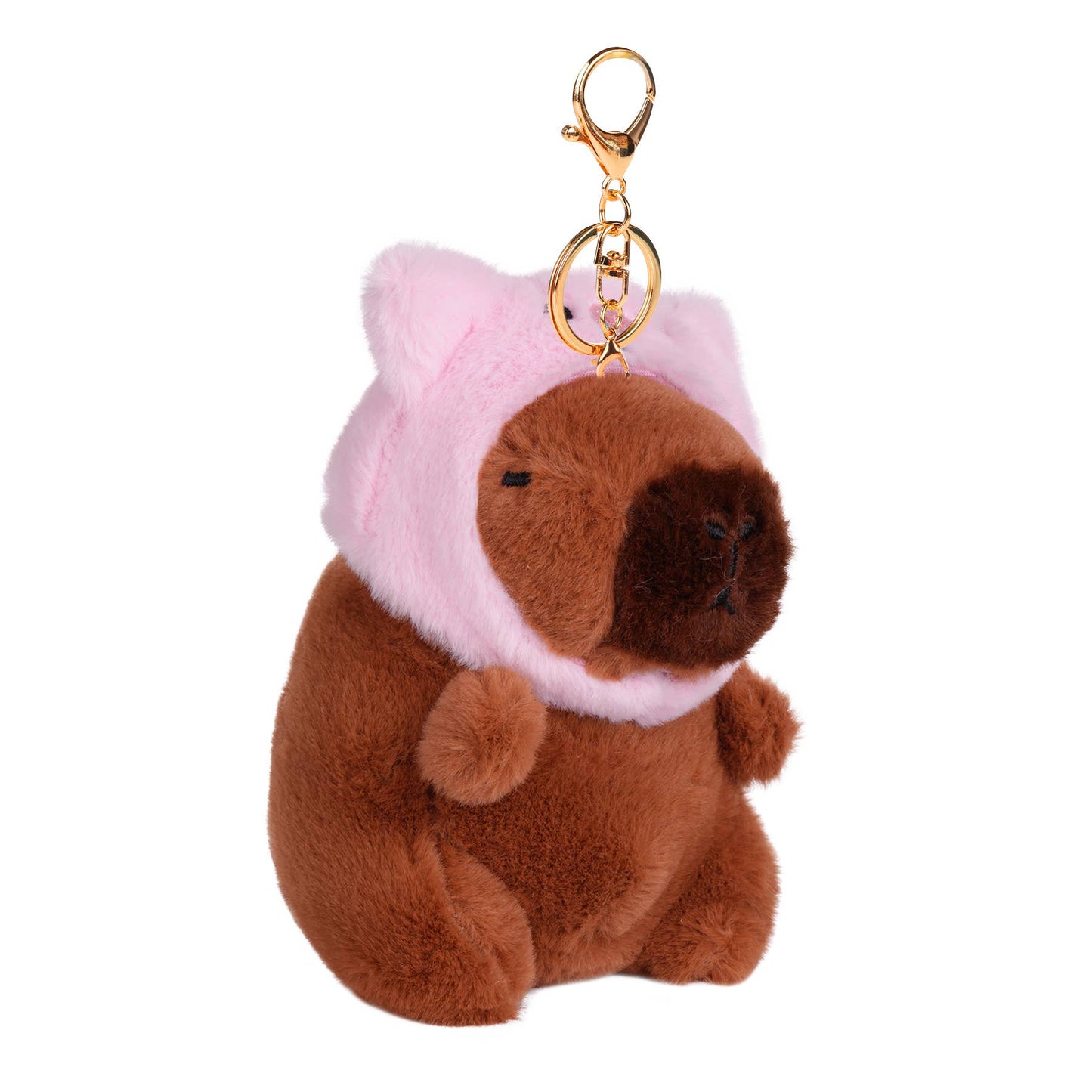 Capybara Plush Keychain