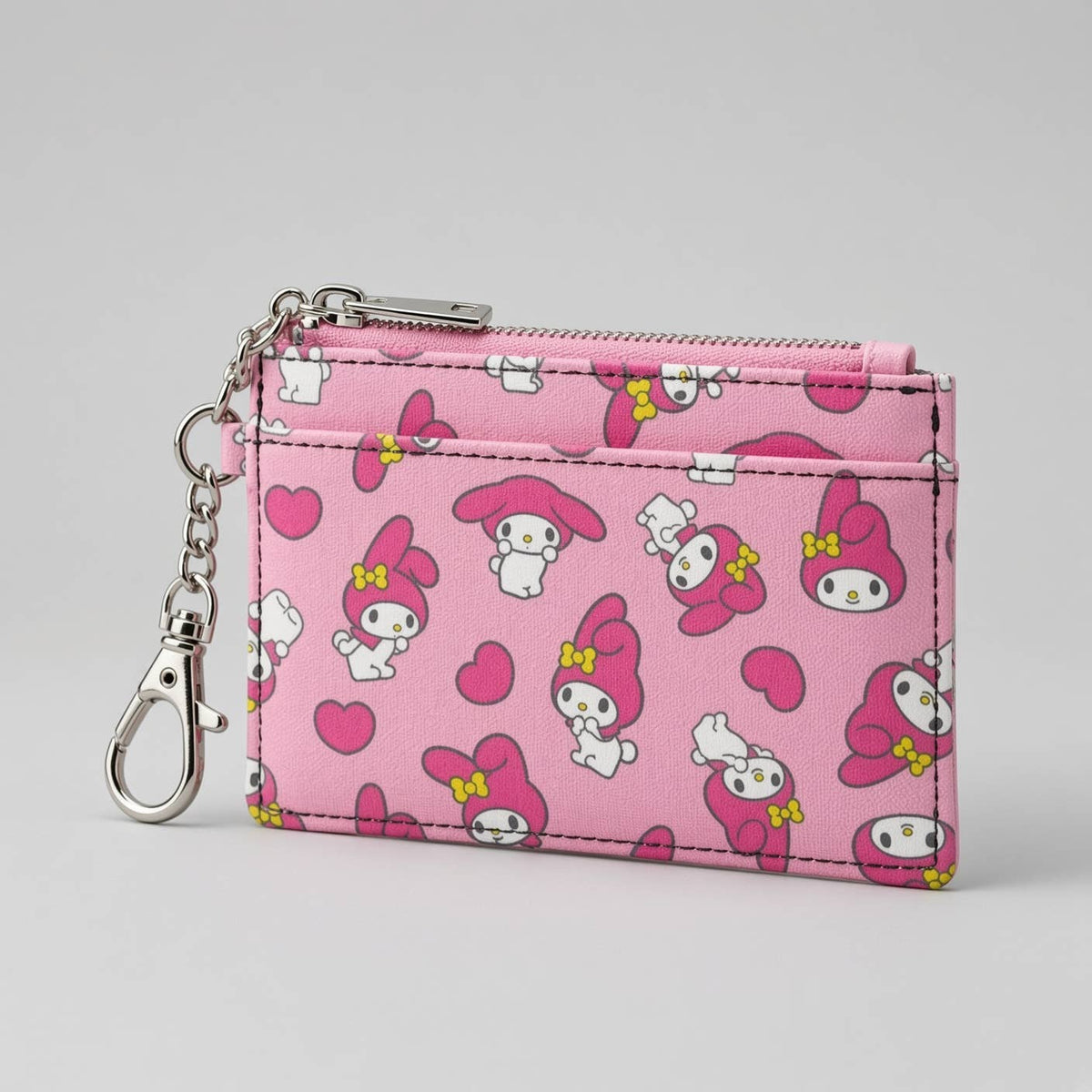 HK MY MELODY CARD HOLDER W/ALL OVER PRINT