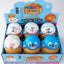 PU Squishy Dumpling Set with Steamer Box Cartoon Printed Slow Rising Stress Relief Toy