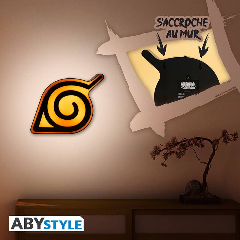 Naruto Shippuden Portable Led Lamp 8"x6"x2" Room Home Decor