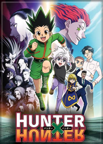 Hunter X Hunter Group Gon Run Magnets 2.5" x 3.5"