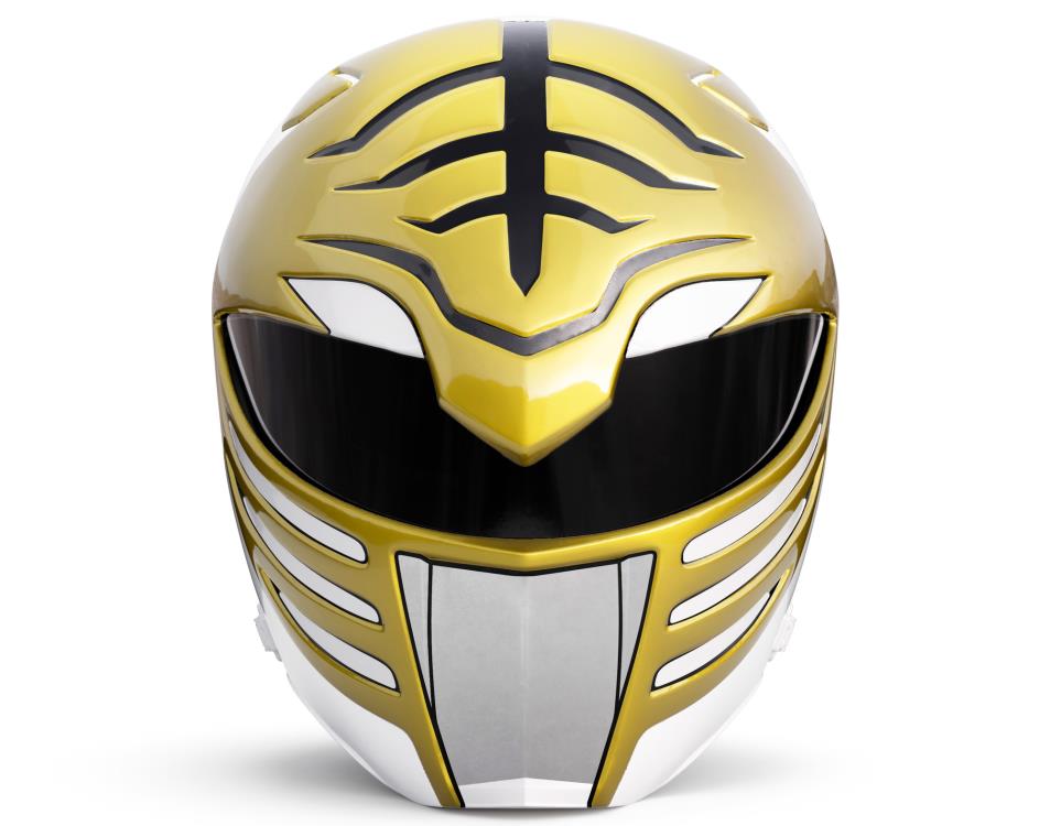 Mighty Morphin Power Rangers Lightning Collection White Ranger 1:1 Scale Wearable Helmet