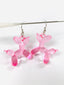 Acrylic Balloon Dog Earrings MULTI COLOR LISTING