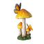 Toadstool Mushroom with Butterflies