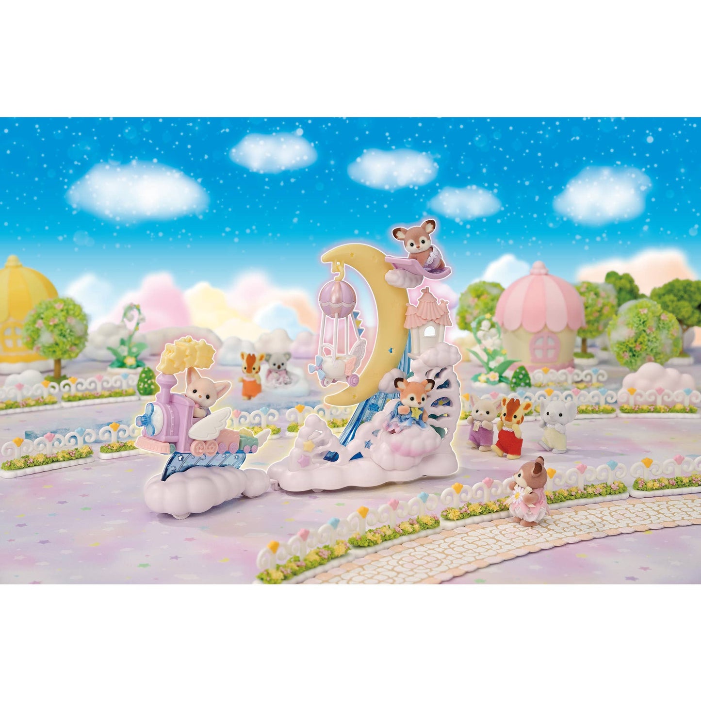 Calico Critters Daydream Train Playset, Doll Playset