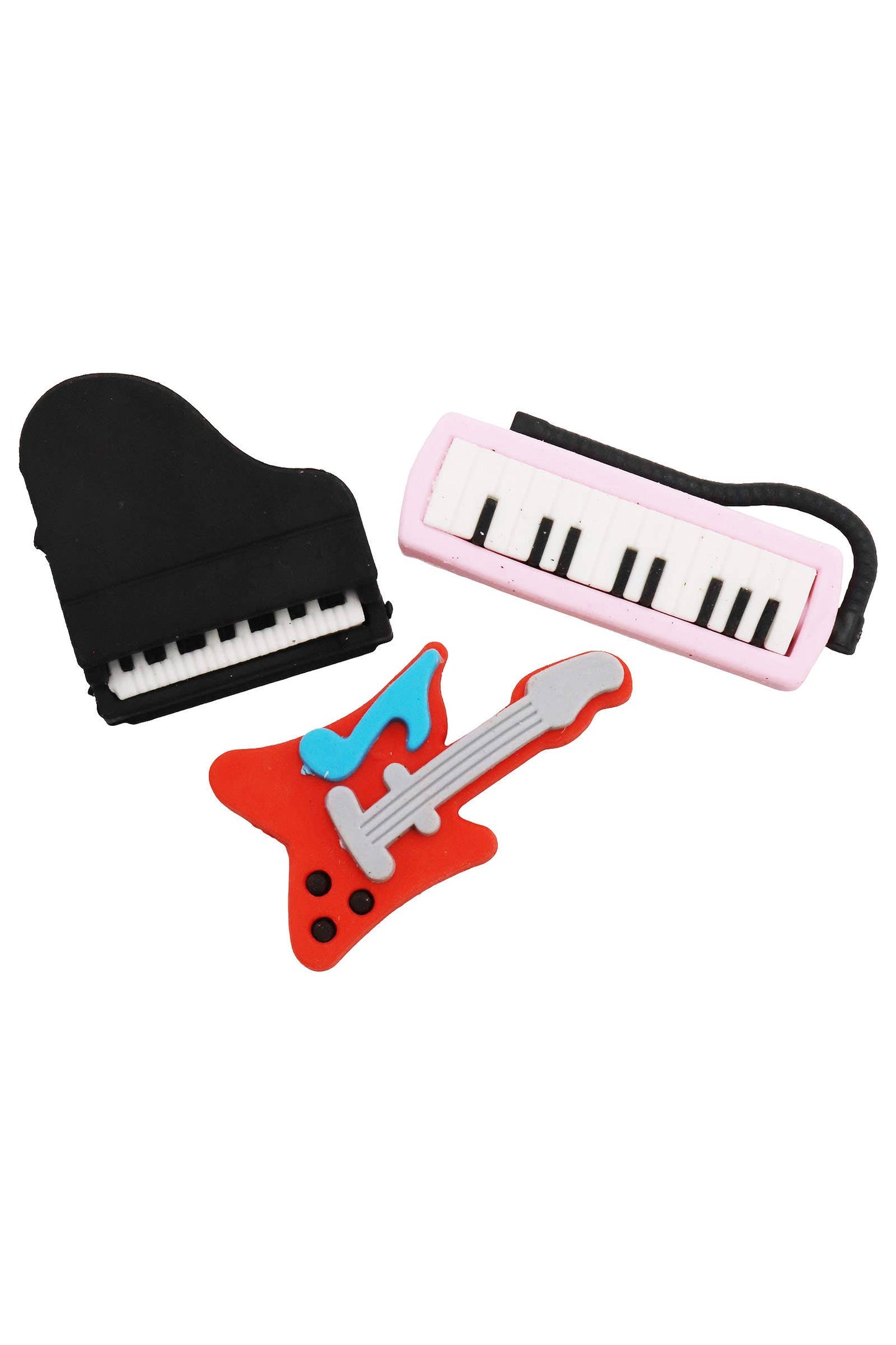 Food Animal Music Eraser Pouch Keychain