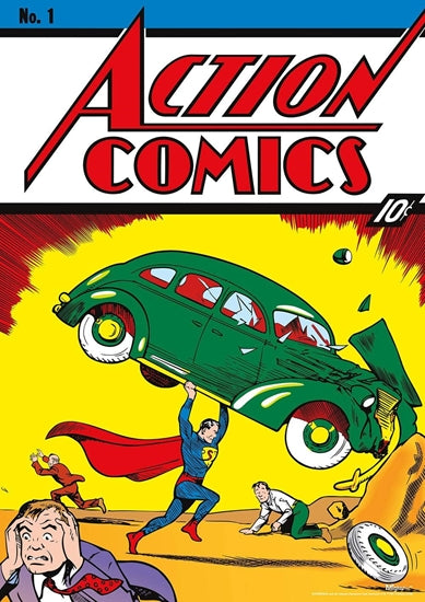 Superman Action Comic No.1 Poster