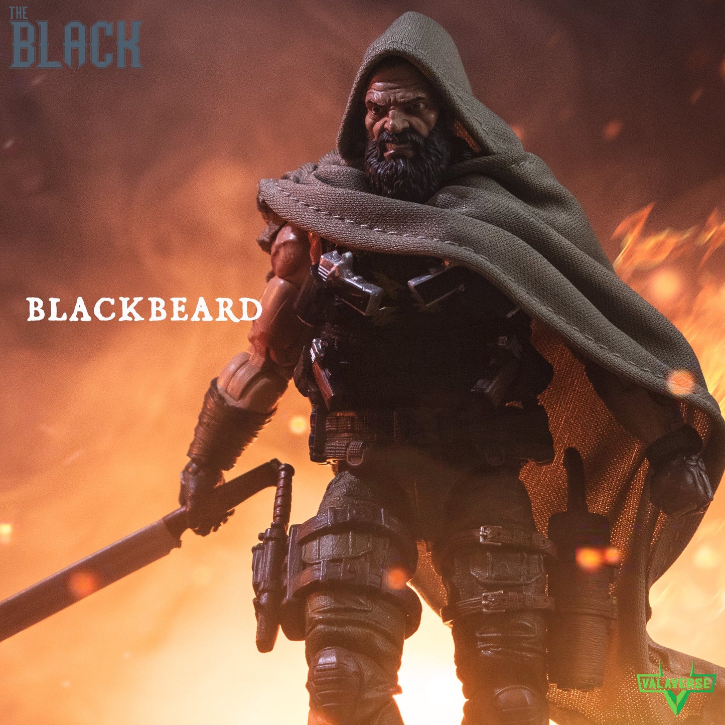 Valaverse The Black Blackbeard 1:12 Scale Action Figure