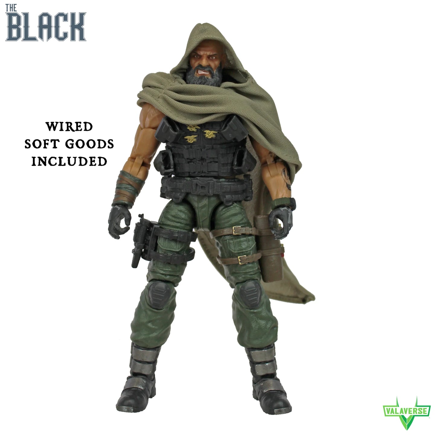 Valaverse The Black Blackbeard 1:12 Scale Action Figure