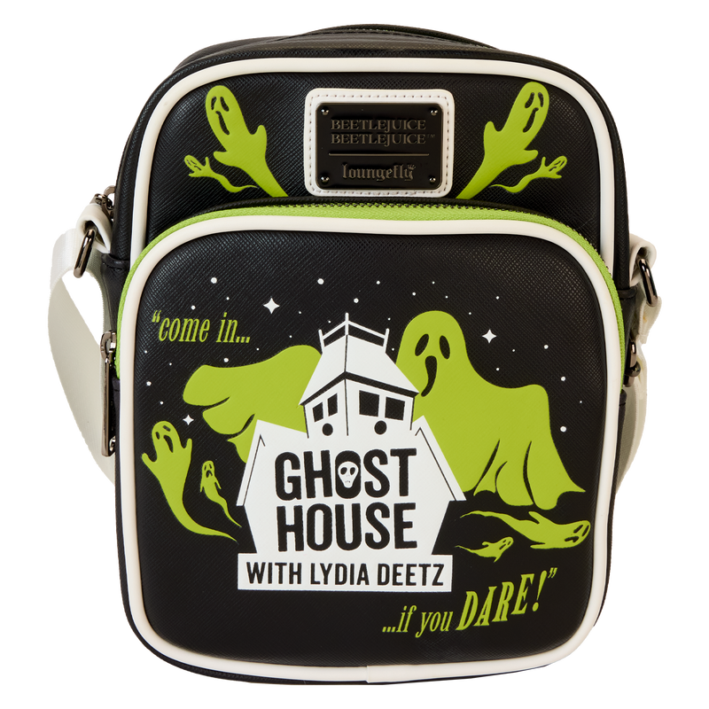 Beetlejuice Ghost House Glow Crossbody Bag