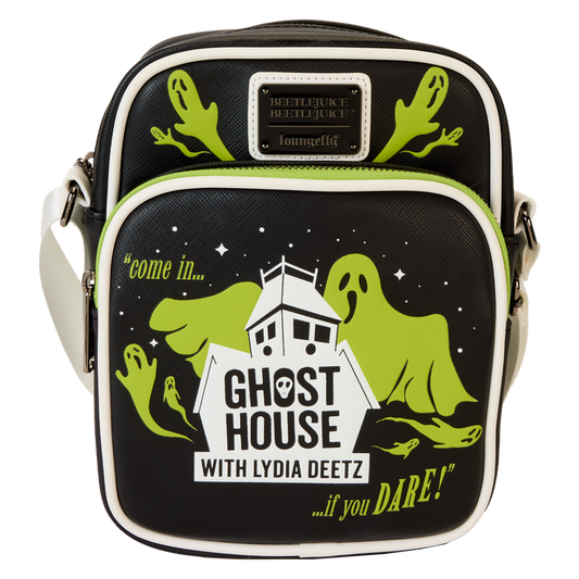 Beetlejuice Ghost House Glow Crossbody Bag