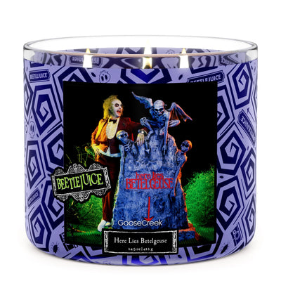 Beetlejuice- Here Lies Betelgeuse Large 3-Wick Candle