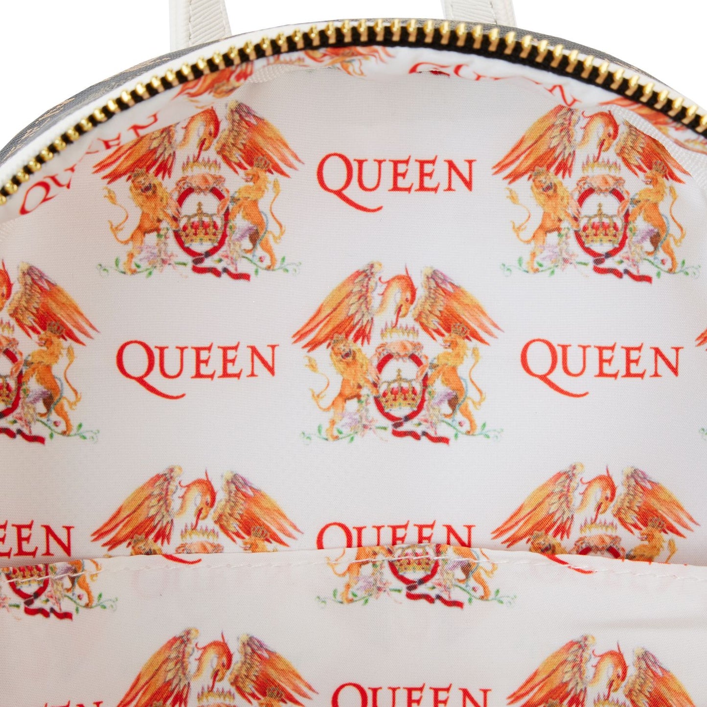 Queen Logo Crest Mini Backpack