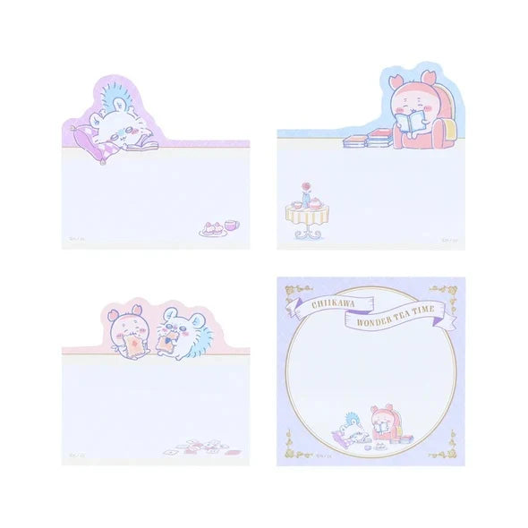 DIE CUT BLOCK STICKY NOTE CHIIKAWA WT TEATIME B - S11 "Chiikawa" Sun Star Sticky Note
